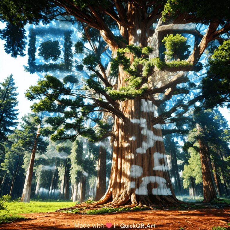 プロンプト「forest,big tree」